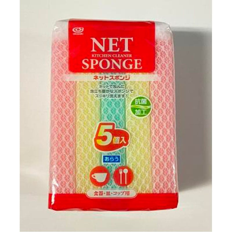 抗菌ネットスポンジ5P