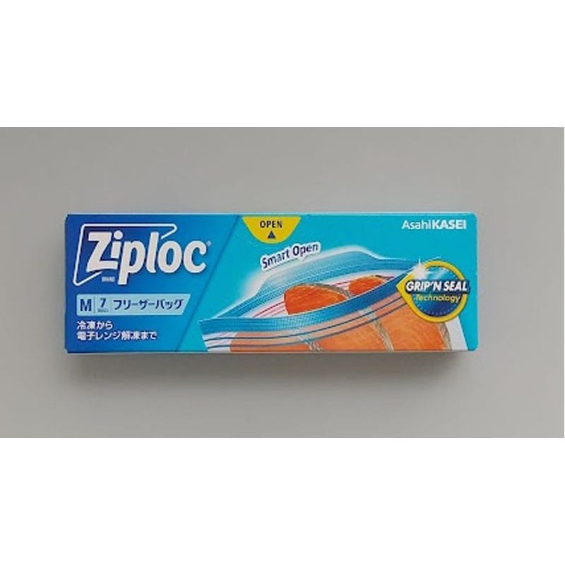ジップロックフリーザーバッグＭ　７枚