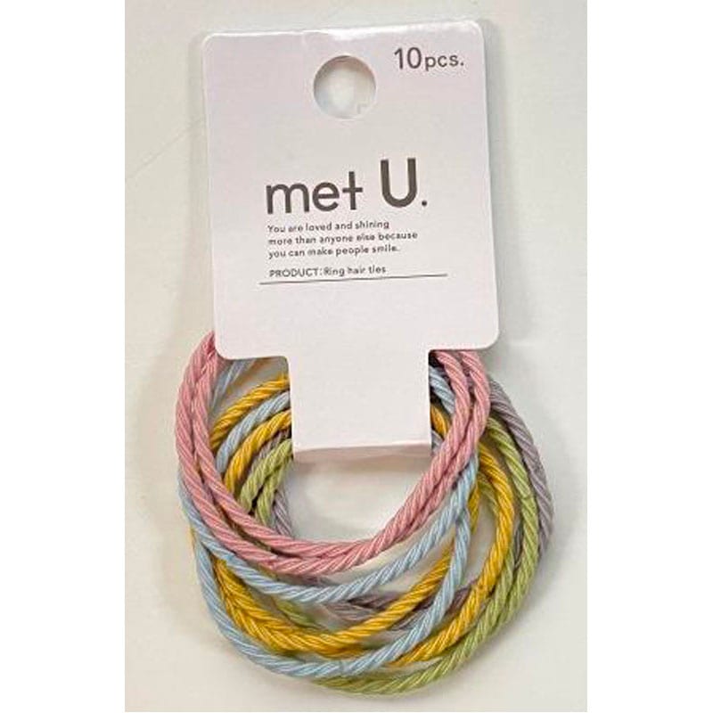 リングゴム くすみカラー 10P