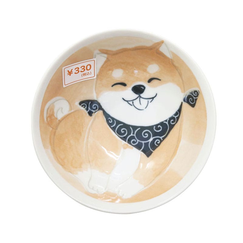 柴犬　４．０鉢　美濃焼