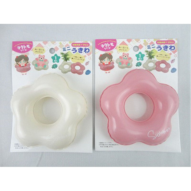 ミニ浮き輪　ダイカットフラワー