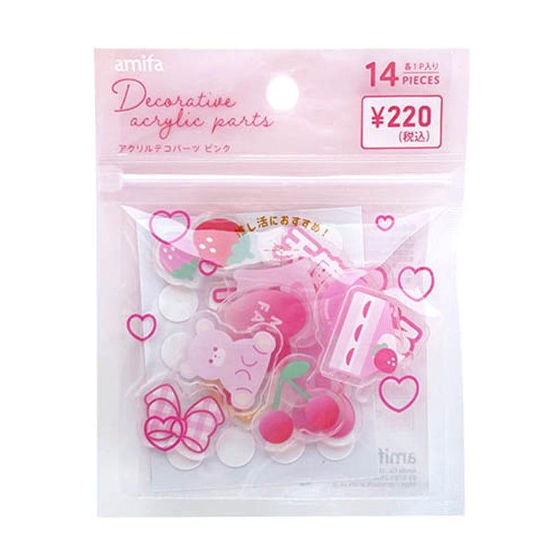 アクリルデコパーツ　１４Ｐ　ＰＫ