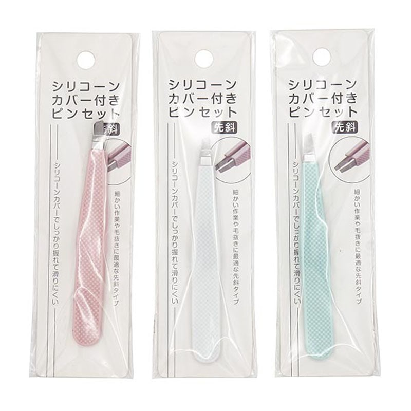 シリコーンカバー付きピンセット