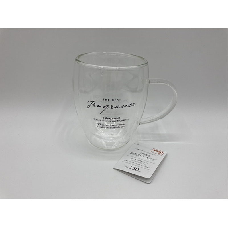 二層ガラスマグカップ　３５０ｍｌ