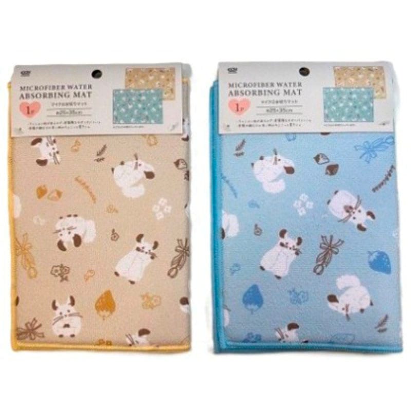 マイクロ水切りマット チンチラ柄【公式】≪1個からお届け≫Can☆Do