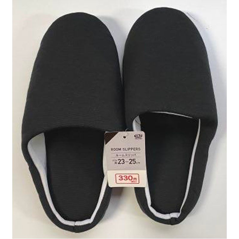 ルームスリッパ ブラック