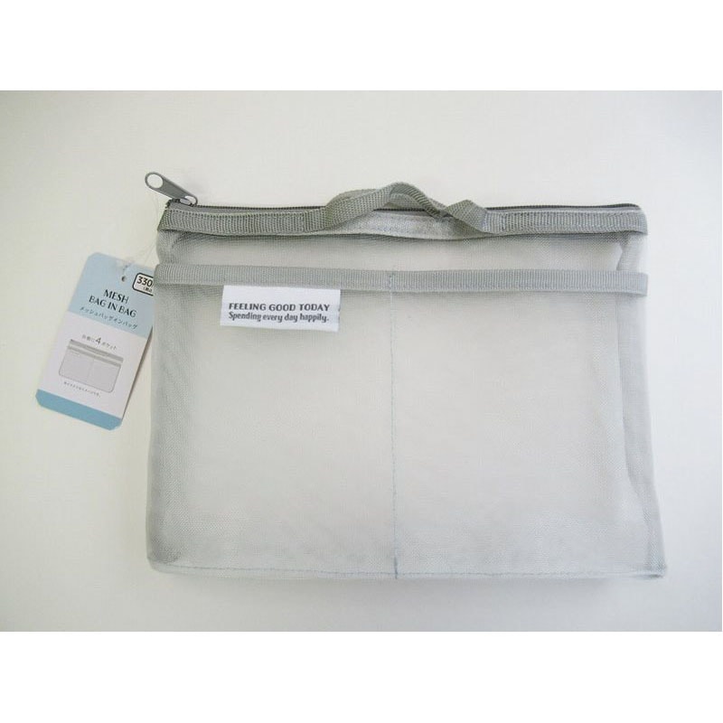 メッシュバッグインバッグ GY