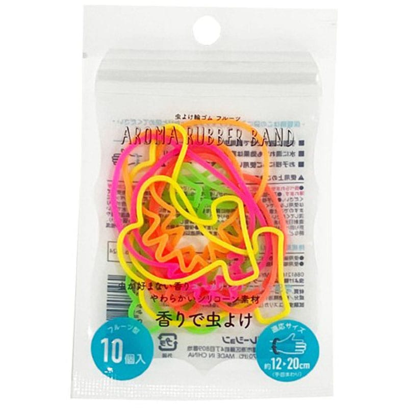虫よけ輪ゴム　フルーツ　１０個入り