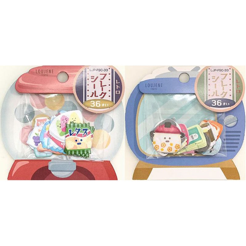 フレークシール　昭和レトロ
