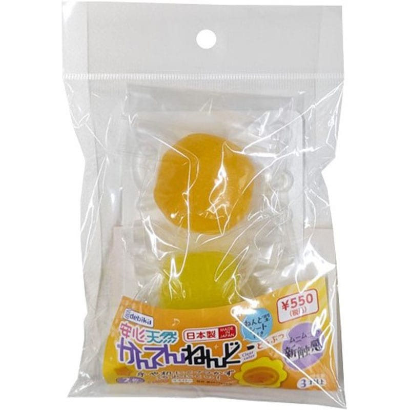 かんてんねんど　どうぶつ　橙・黄