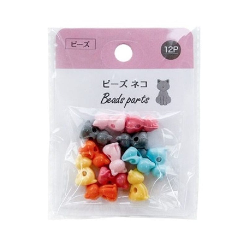 ビーズ　ネコ　１２Ｐ