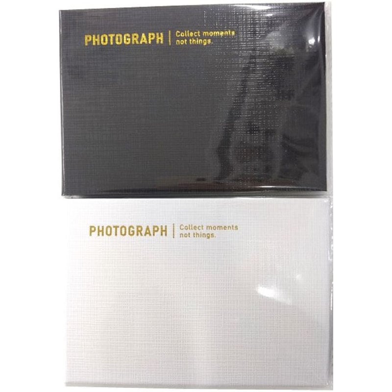 黒台紙フォトアルバム L判ヨコ 20P