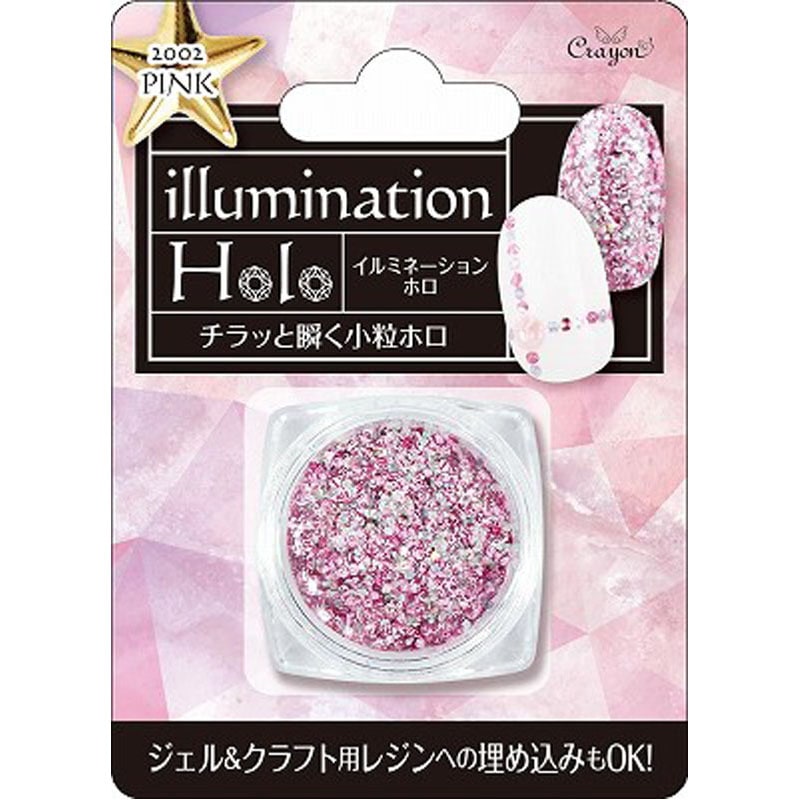 イルミネーションホロ　ピンク