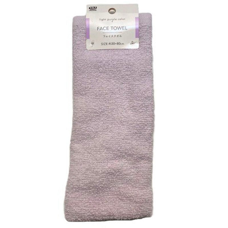 フェイスタオル　ライトパープル