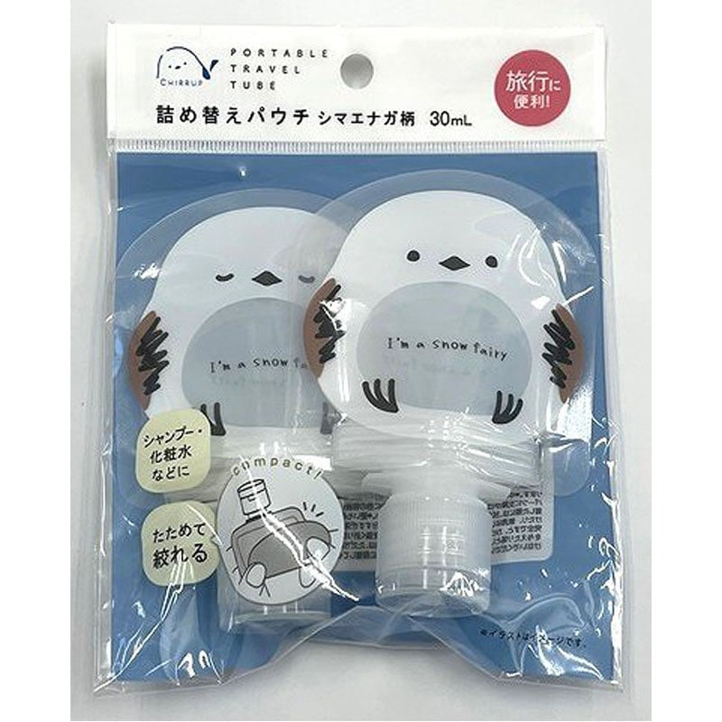 詰め替えパウチ　２Ｐ　シマエナガ柄