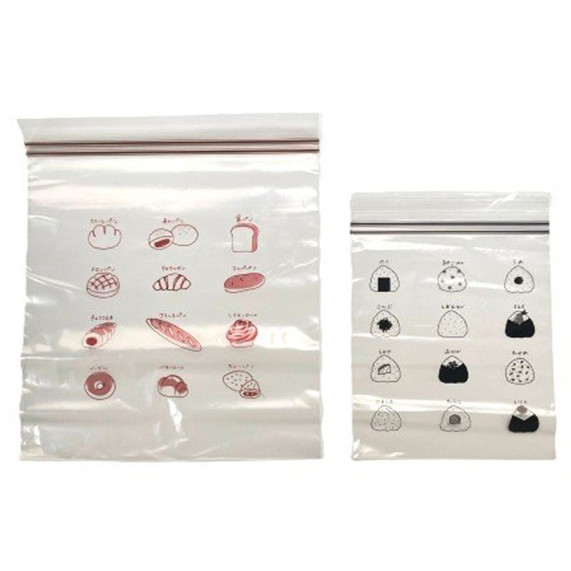 フリーザーバッグM＋L 25P 食物柄【公式】≪1個からお届け≫Can