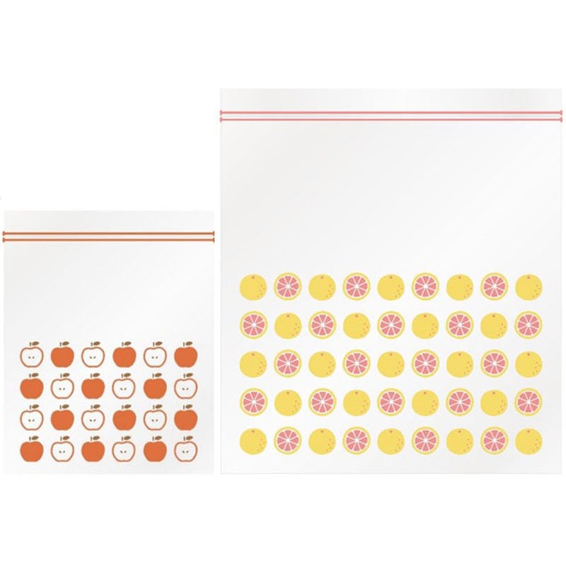 フリーザーバッグ 25枚 フルーツ