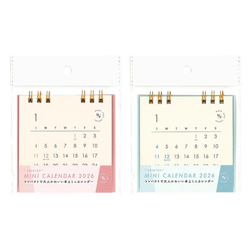 26カレンダー 卓上ミニ MP