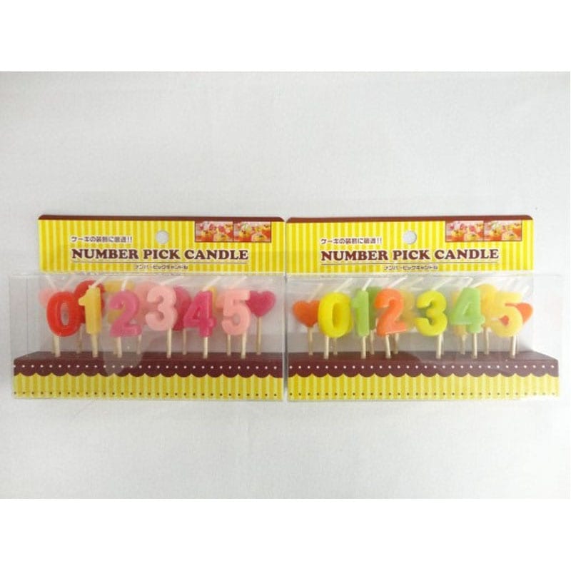 ナンバーキャンドルピック
