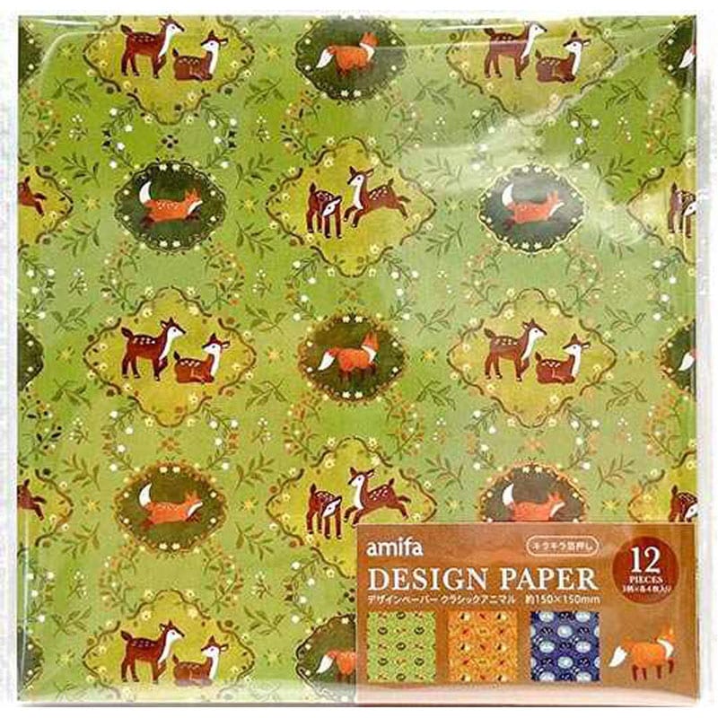 デザインペーパー12P アニマル【公式】≪1個からお届け≫Can