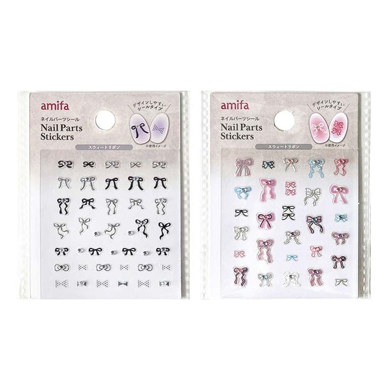 ▶︎ネイルパーツ/リボン付きボトル/P-35 ▶︎ネイルパーツ/リボン付きボトル/P-35 マグネットジェル×リボンの