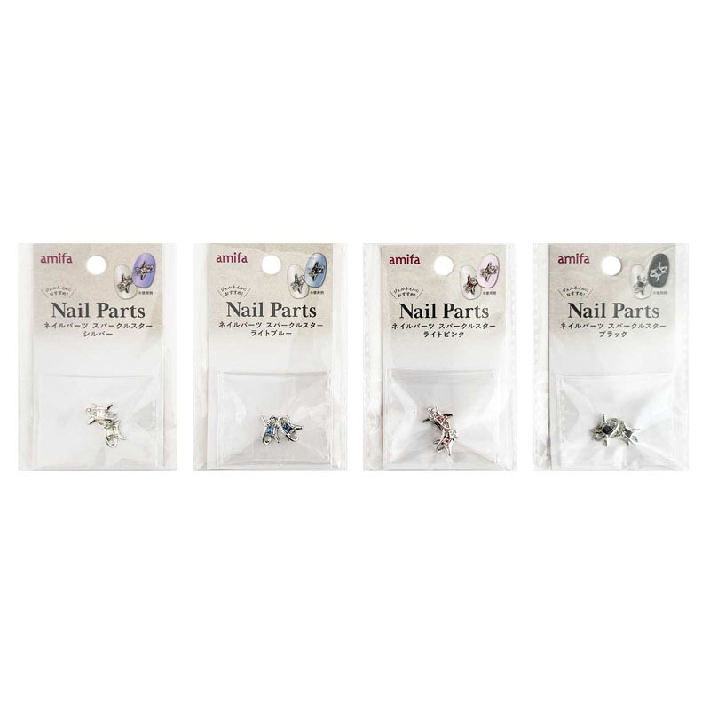 ネイルパーツ 2P スパークルスター【公式】≪1個からお届け≫Can