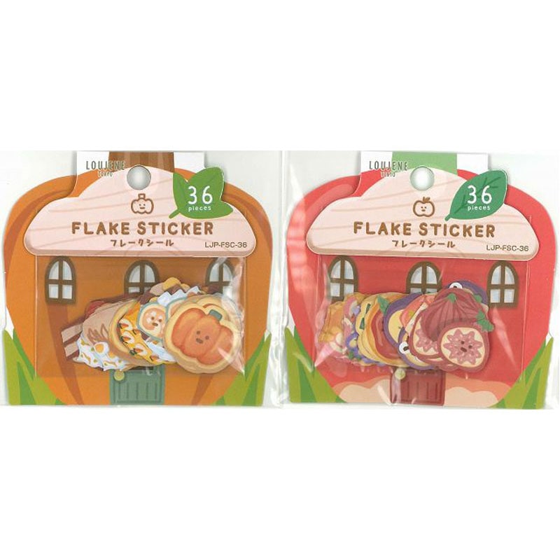 フレークシール 秋スイーツ