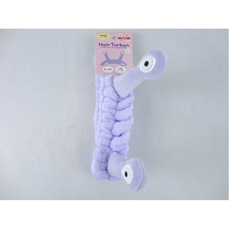 ヘアターバン　パープルエイリアン