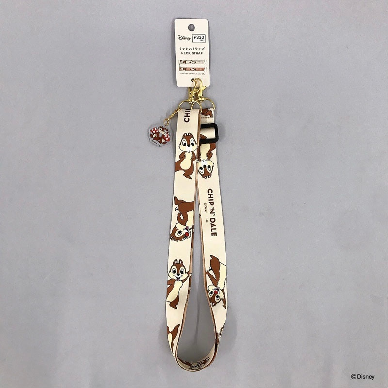【数量限定】ディズニー／チップ＆デール　ネックストラップ