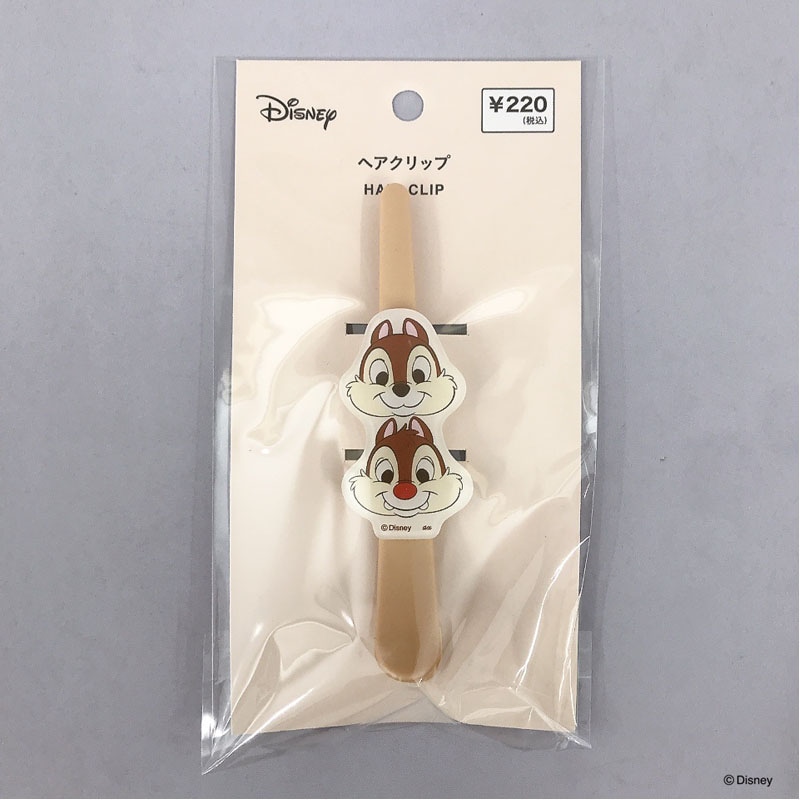 【数量限定】ディズニー／チップ＆デール　ヘアクリップ