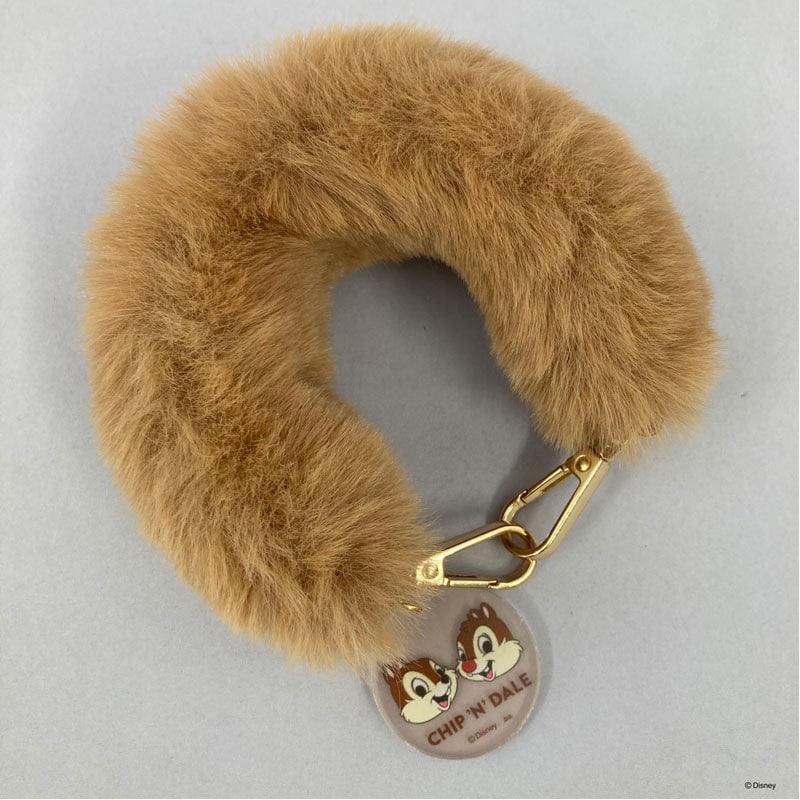 【数量限定】ディズニー／チップ＆デール　ファーハンドストラップ