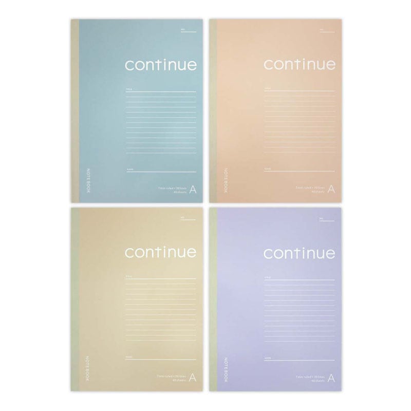 セミB5ノートスモーキーC A罫 40枚