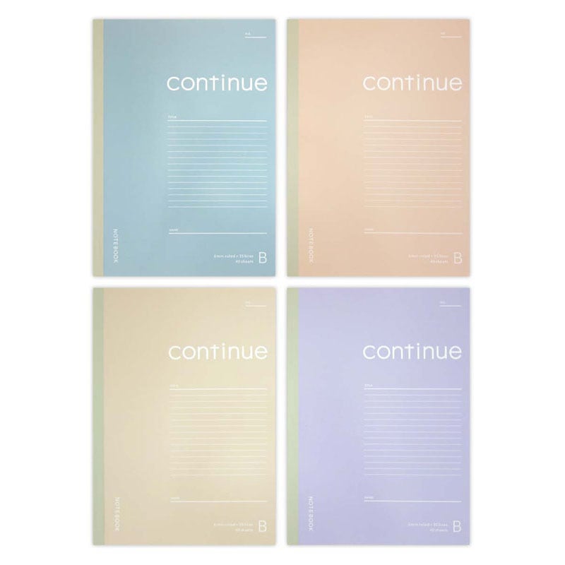 セミB5ノートスモーキーC B罫 40枚