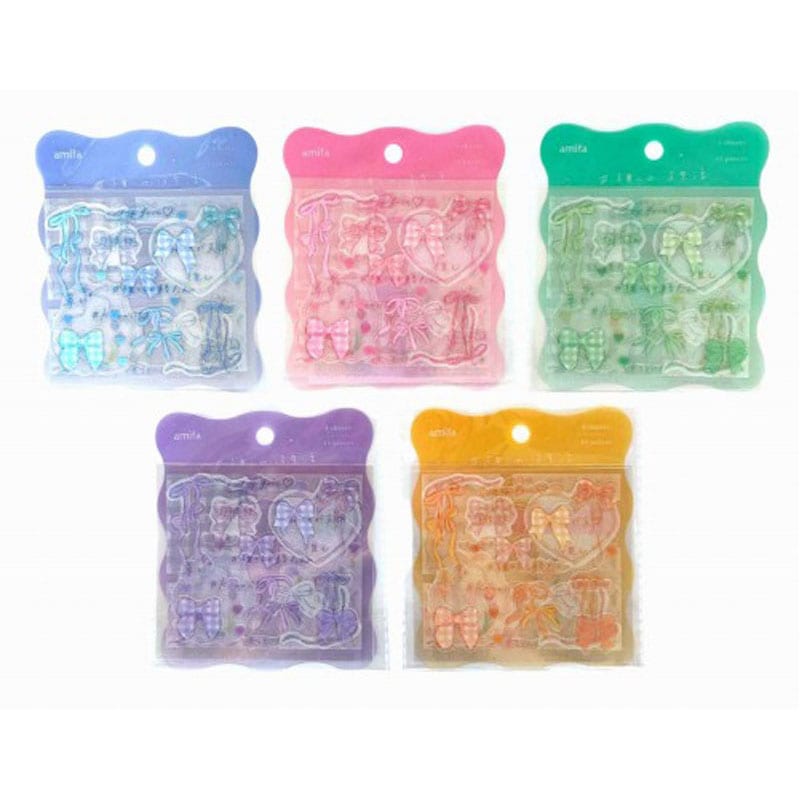 ミニシートシール　４シート　推し活りぼん