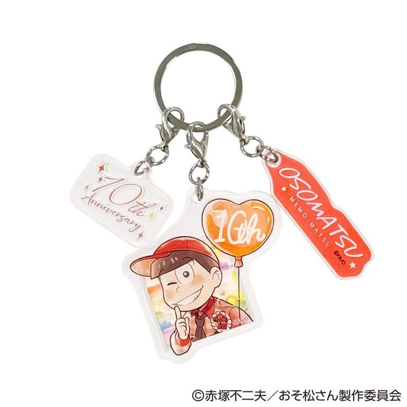 数量限定】おそ松さん 3連アクリルキーホルダー おそ松【公式】≪1個