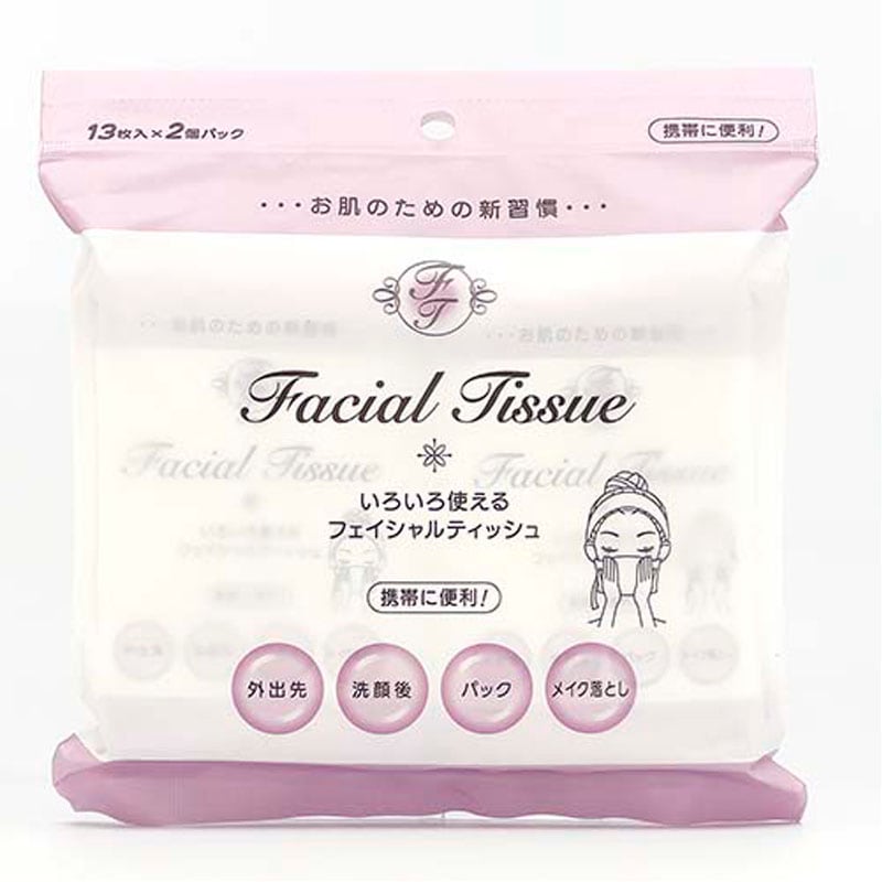 フェイシャルティッシュ　１３枚　２Ｐ