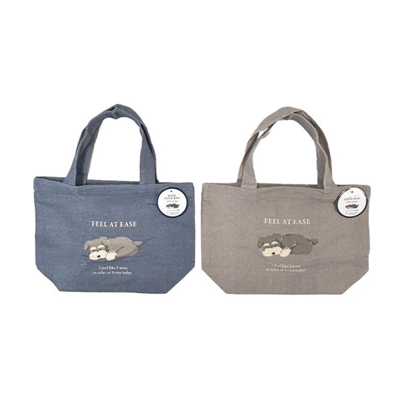 ミニトートバッグ　犬柄