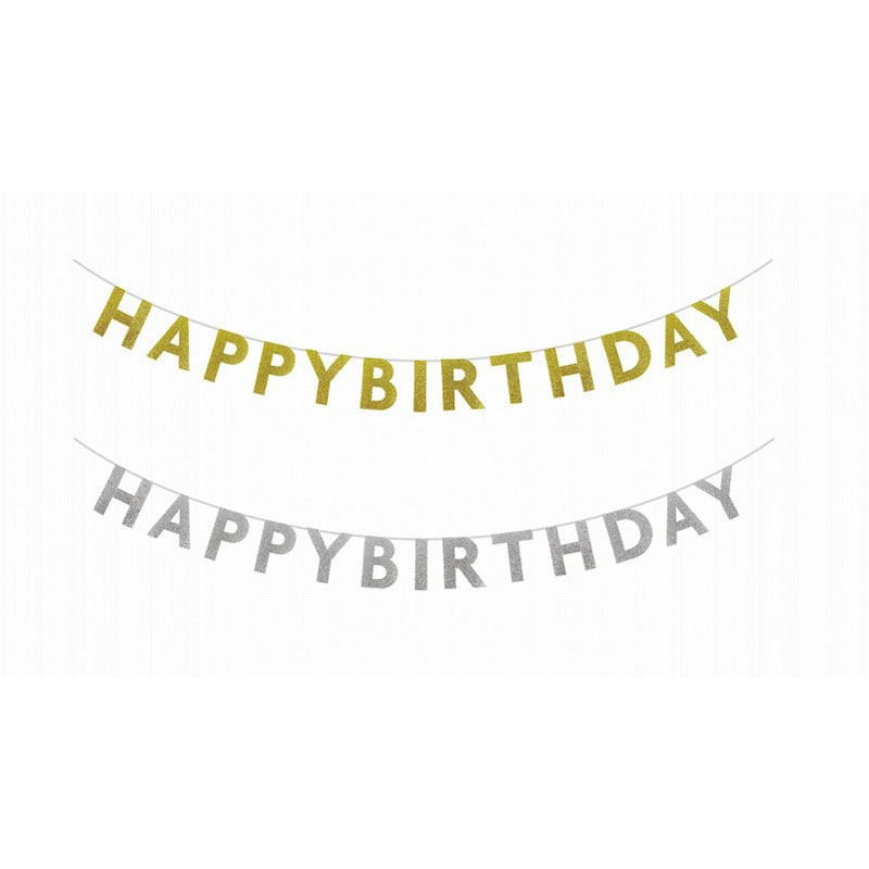 グリッターガーランド　バースデー