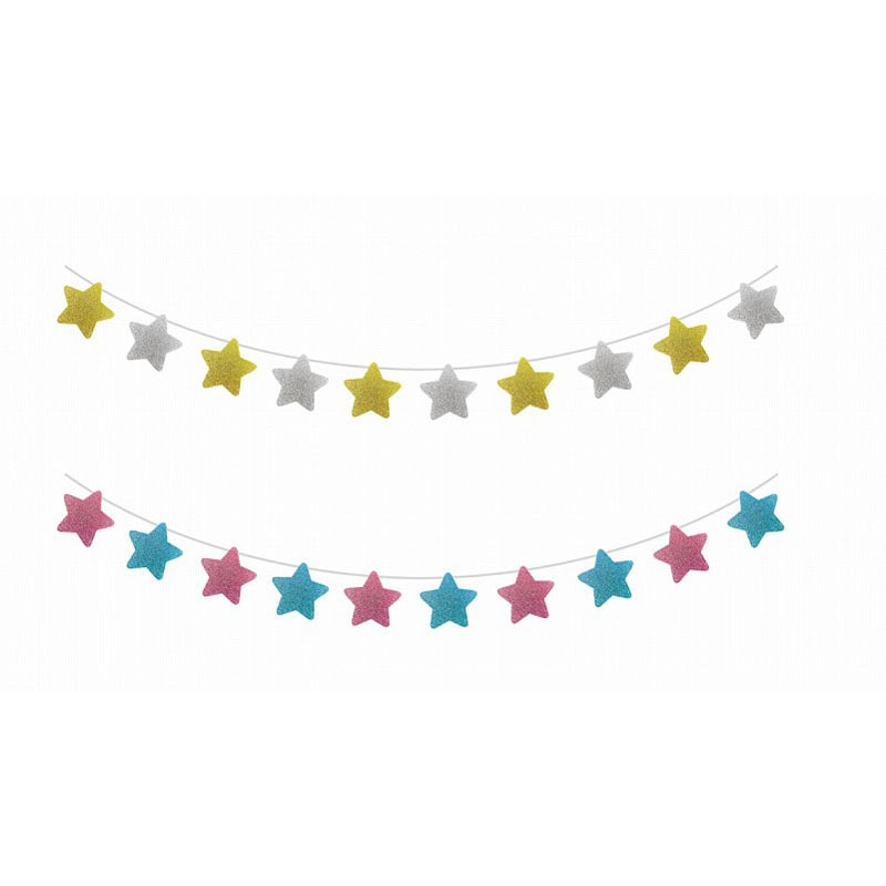 グリッターガーランド　スター