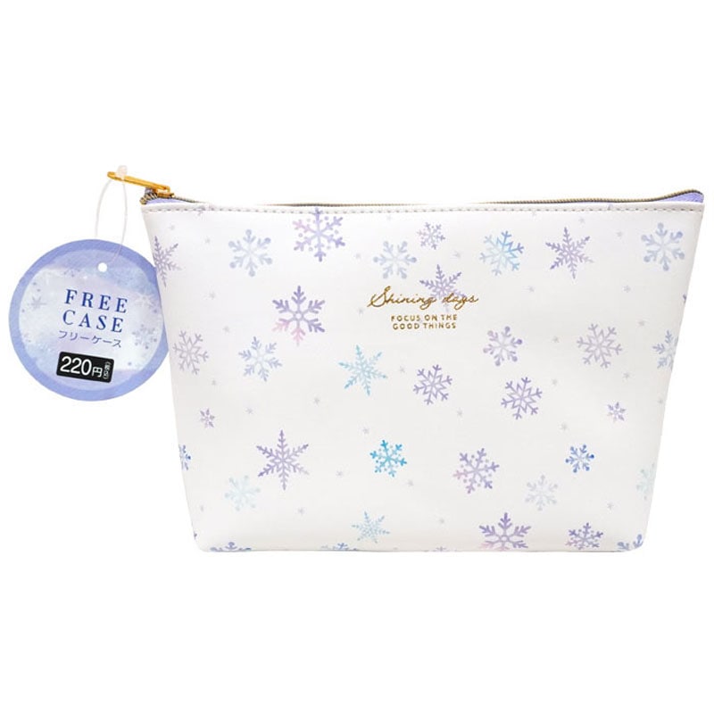 フリーケース　マチ付　雪の結晶