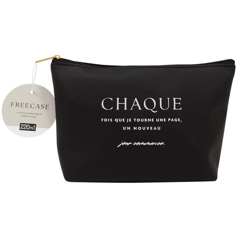 合皮フリーケースマチ付　モノロゴ