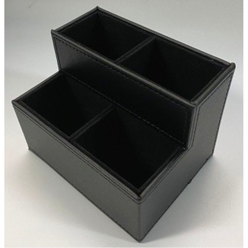 レザー調２段マルチケース