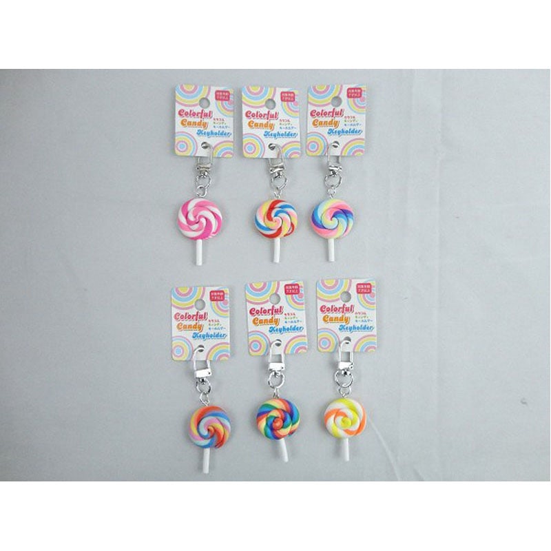 カラフルキャンディーキーホルダー