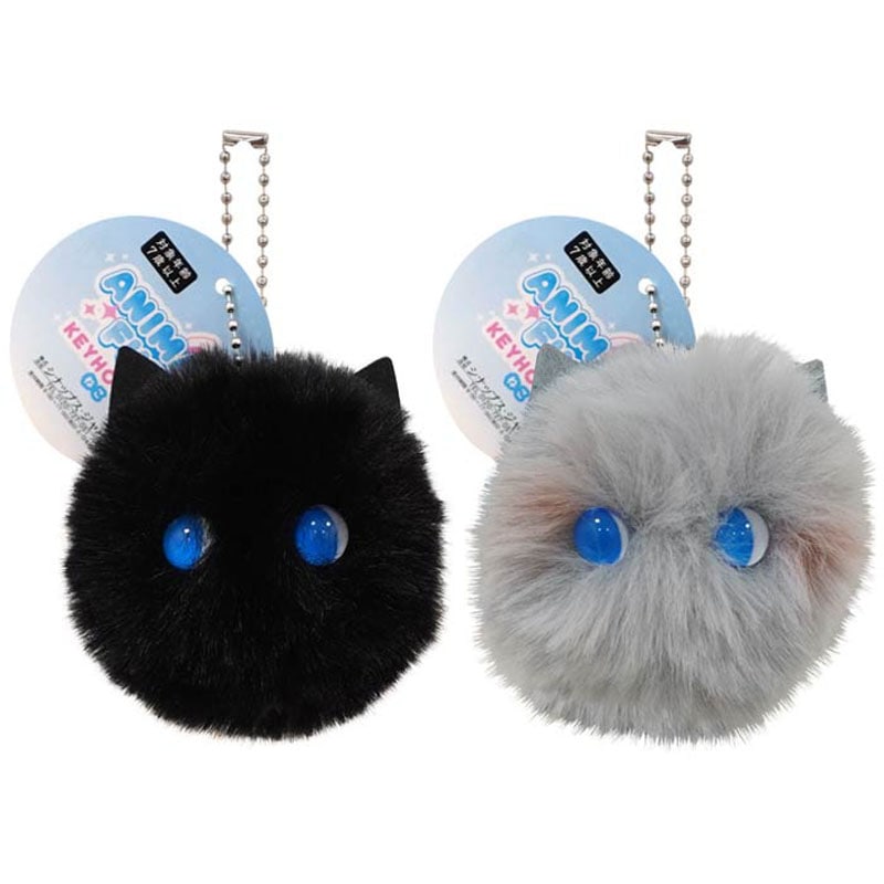 アニマルファーキーホルダー　ねこ