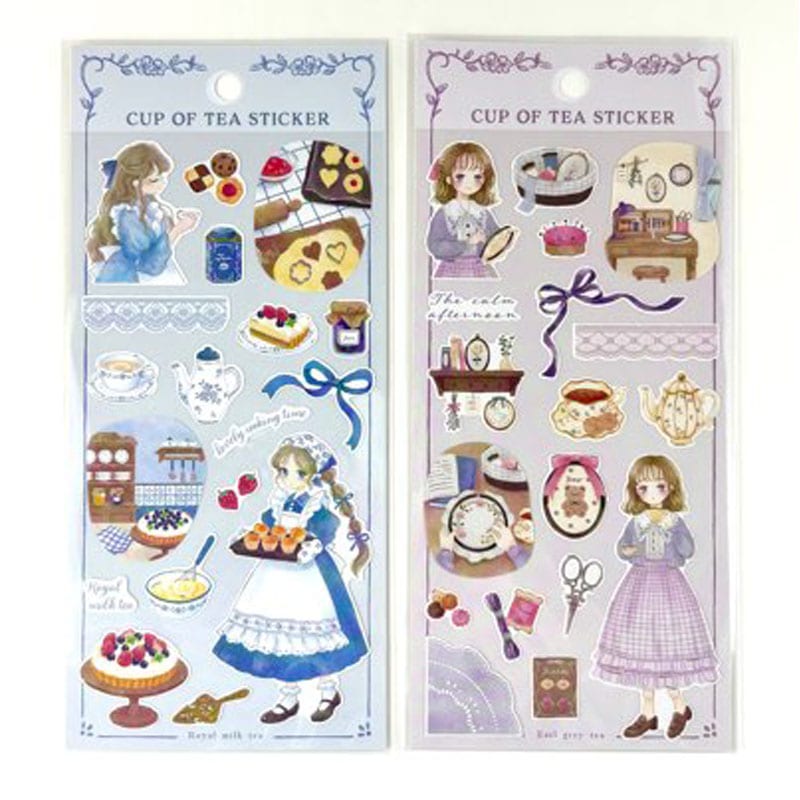 カップオブティーステッカー　１