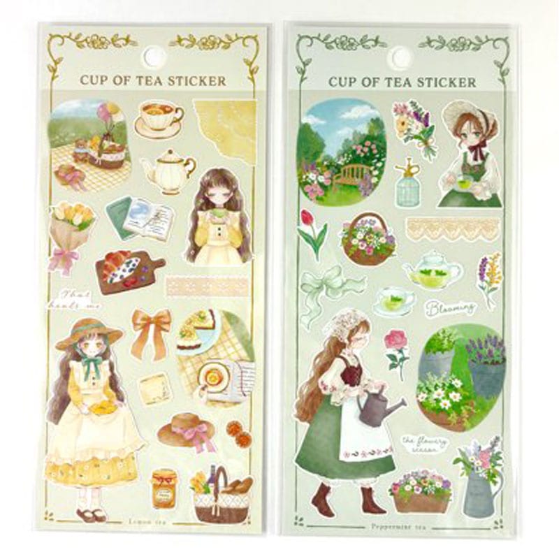 カップオブティーステッカー　２