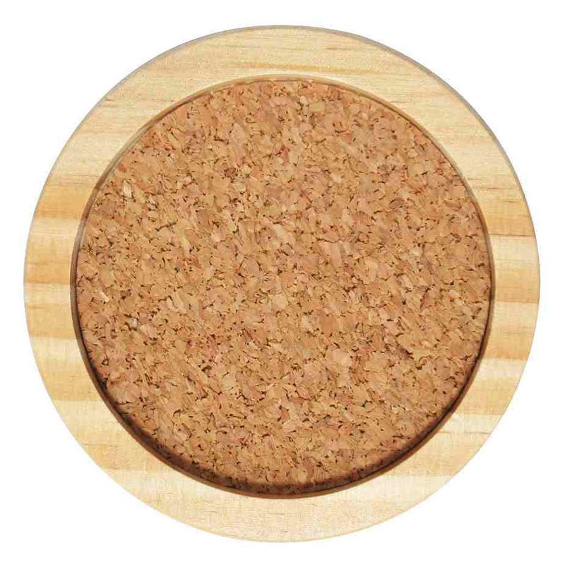 白木コルクコースター　丸