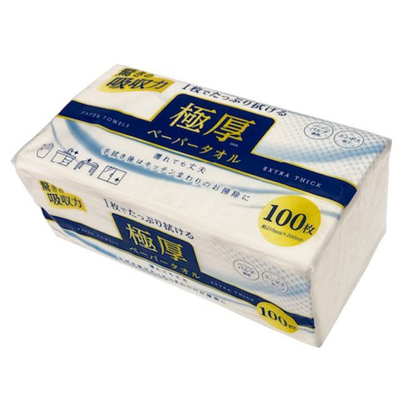 極厚ペーパータオル　１００枚