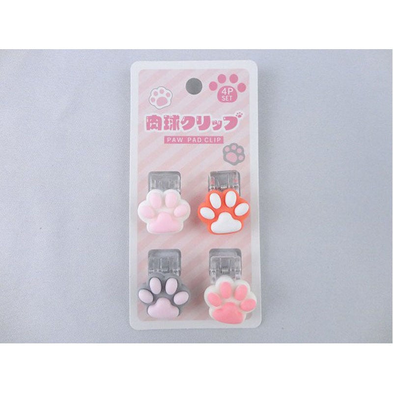 肉球クリップ　４Ｐ