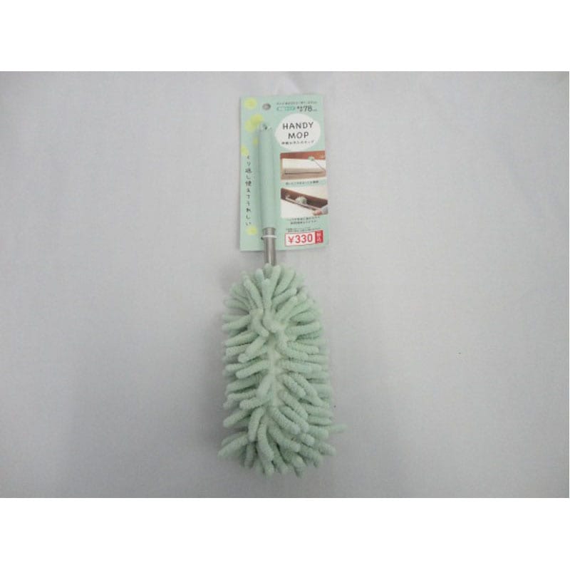 伸縮お手入れモップグリーン